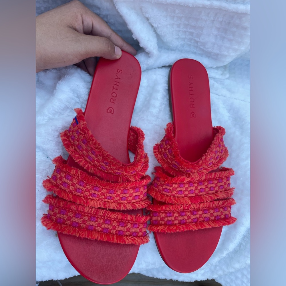 Rothy's Vibrant Red Women's Sandals